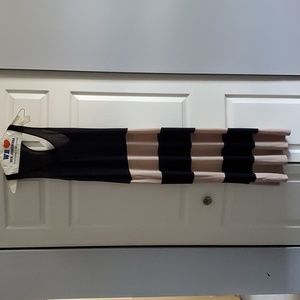 Two color Maxi dress with racer back